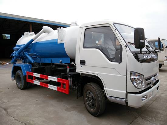 福田小卡2方藍牌吸污車 廠家直銷，高效清洗吸污解決方案